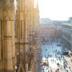 Deze bar is gevestigd op een van de beste plekken in MIlaan: boven de Galleria Vittorio Emanuele en met uitzicht op de Duomo. Vandaar de naam Duomo 21.