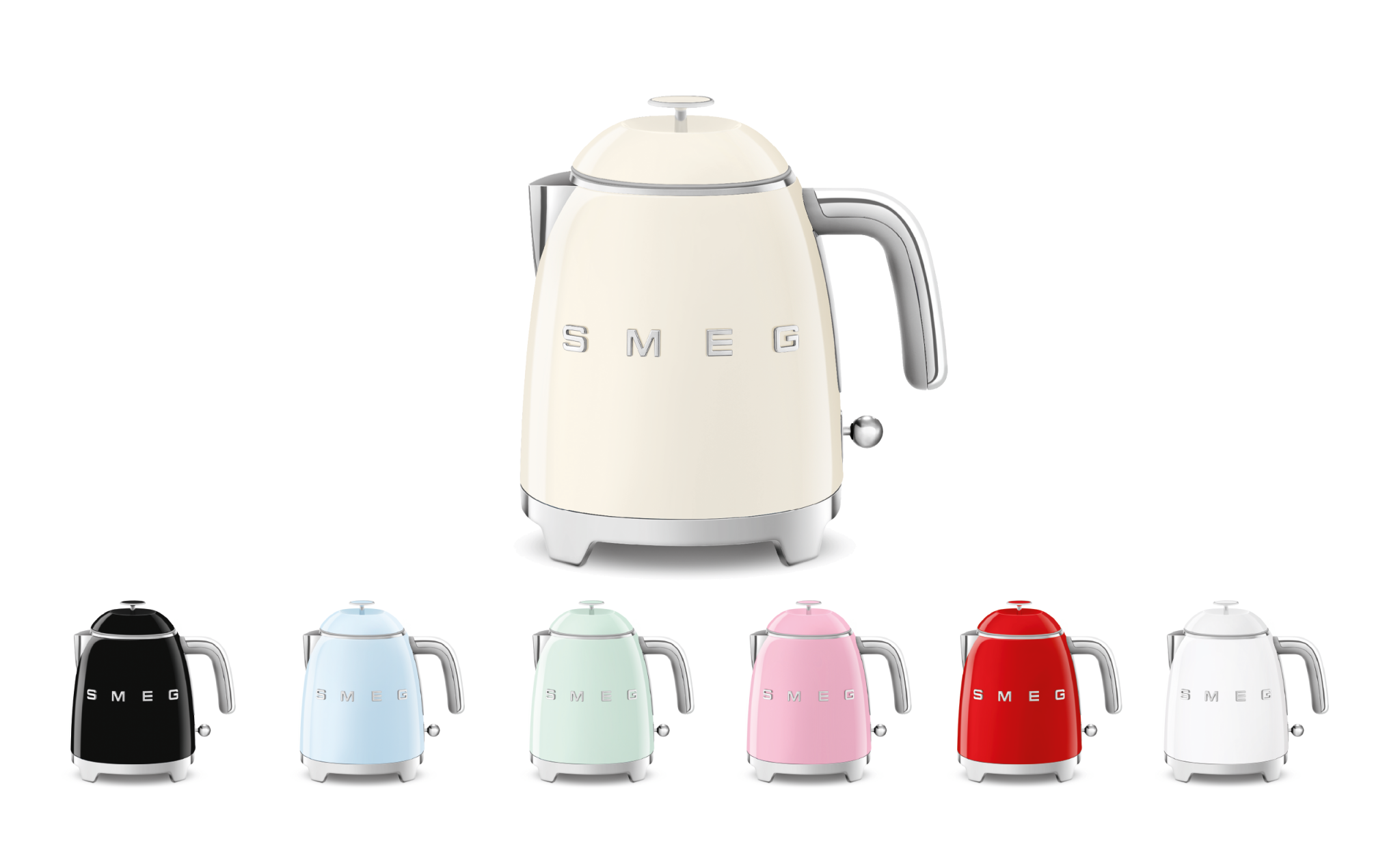 Smeg Retro Waterkoker In Kleuren Met Korting De Smaak Van Itali