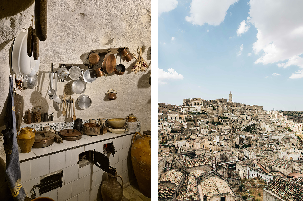 Matera grotwoning keuken