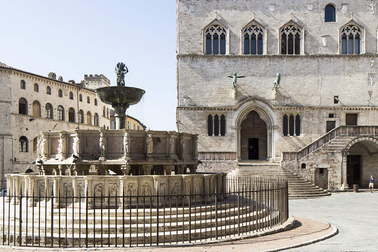 Perugia in een dag Piazza IV Novembre