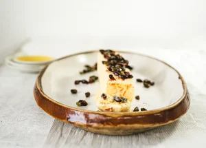 Mandarijnsemifreddo met pistache