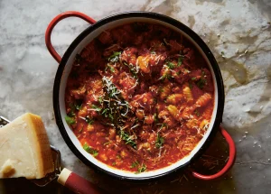 Pasta met saucijzenragu