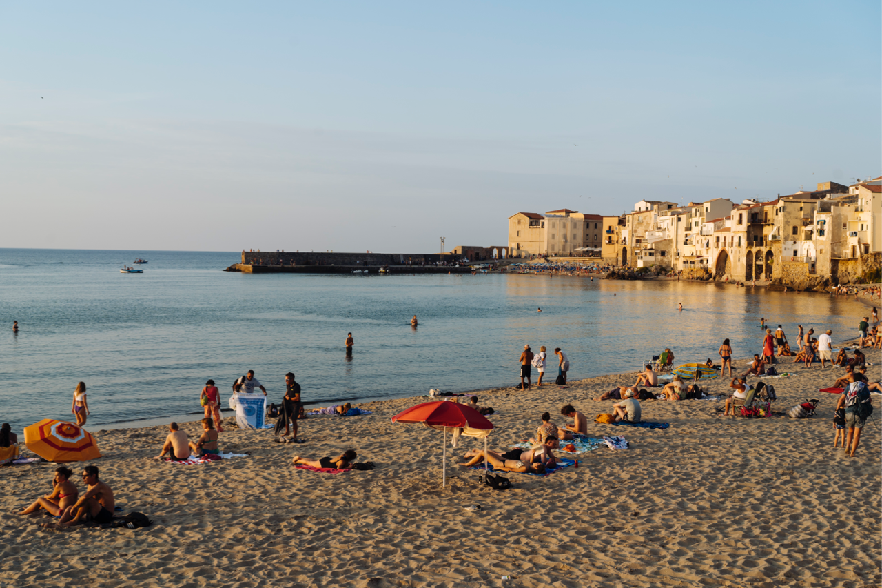 italiaanse strand seizoen