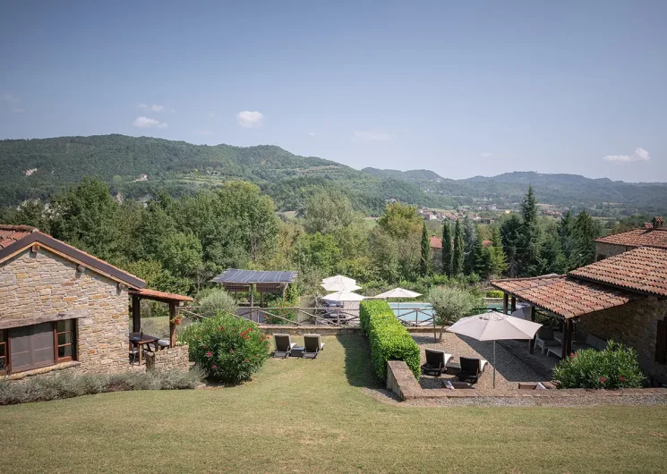 Casa Valle Erro Piemonte uitzicht